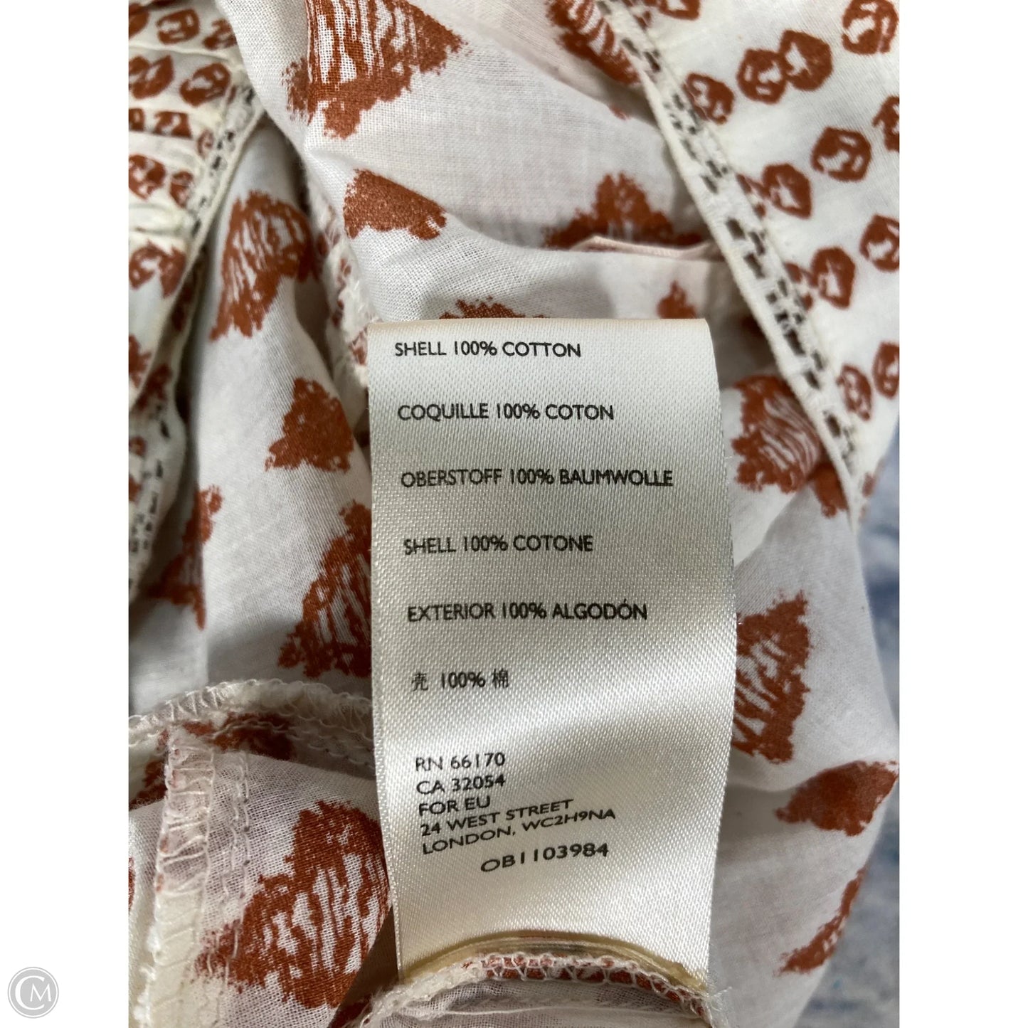 Dress Casual Short By Free People In Orange & White, Size: Xs