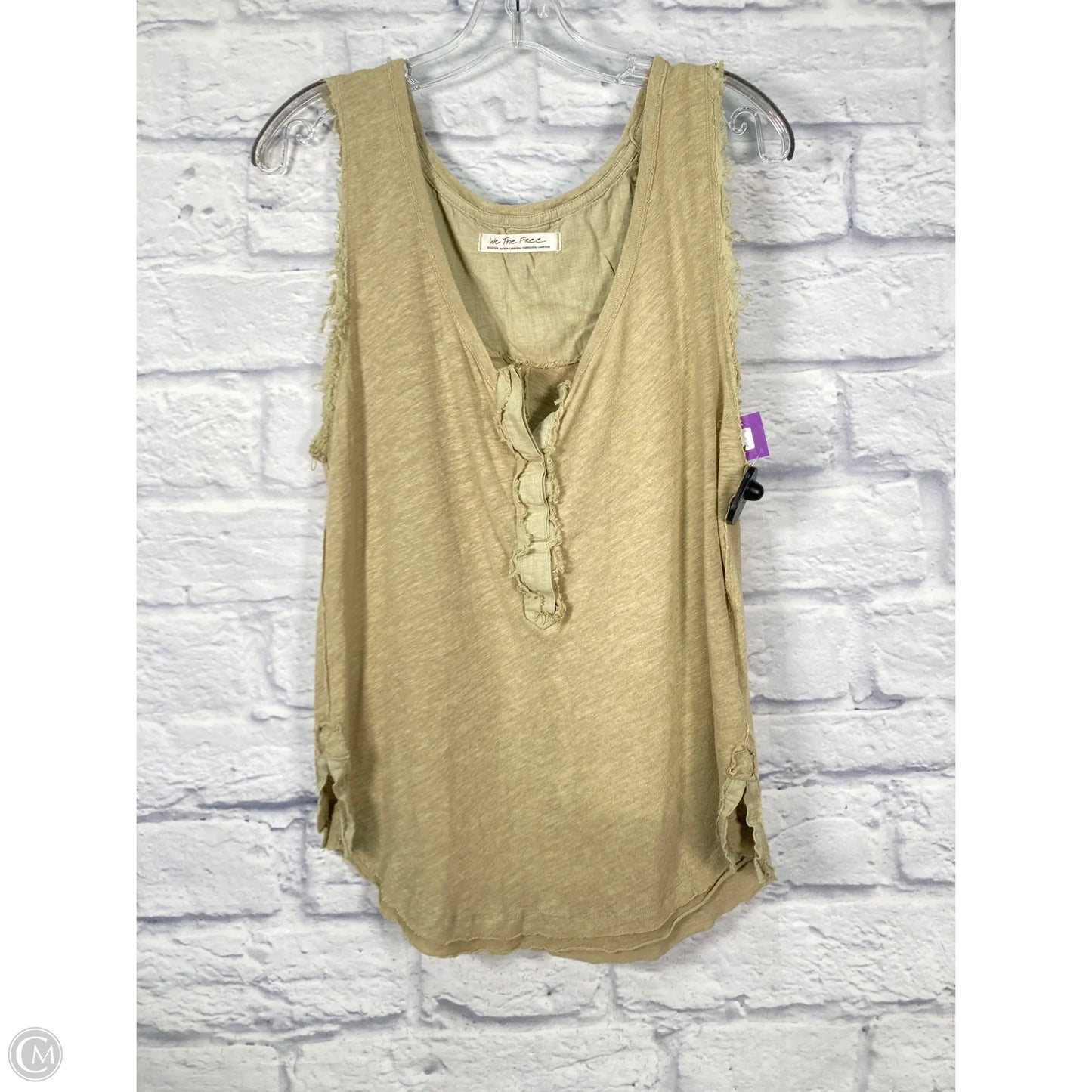 Top Sleeveless By We The Free In Green, Size: M
