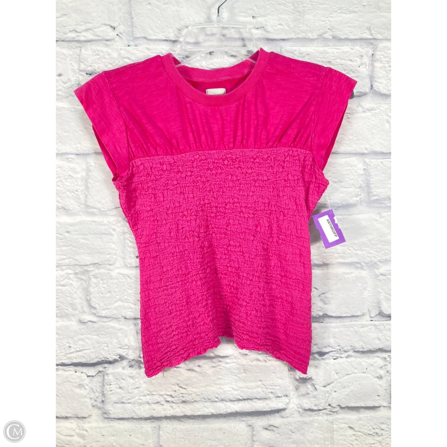 Top Short Sleeve By Maeve In Pink, Size: Xs