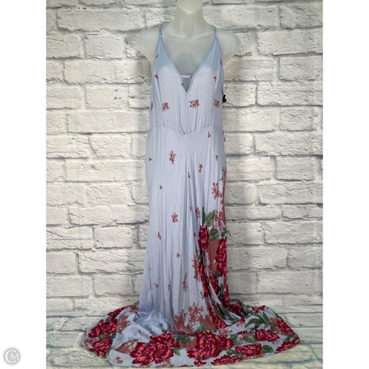 Dress Casual Maxi By Free People In Blue & Pink, Size: M
