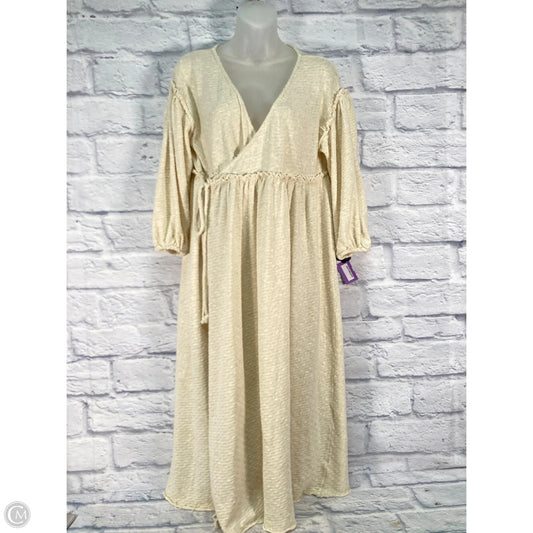 Dress Casual Midi By Free People In Cream, Size: Xs