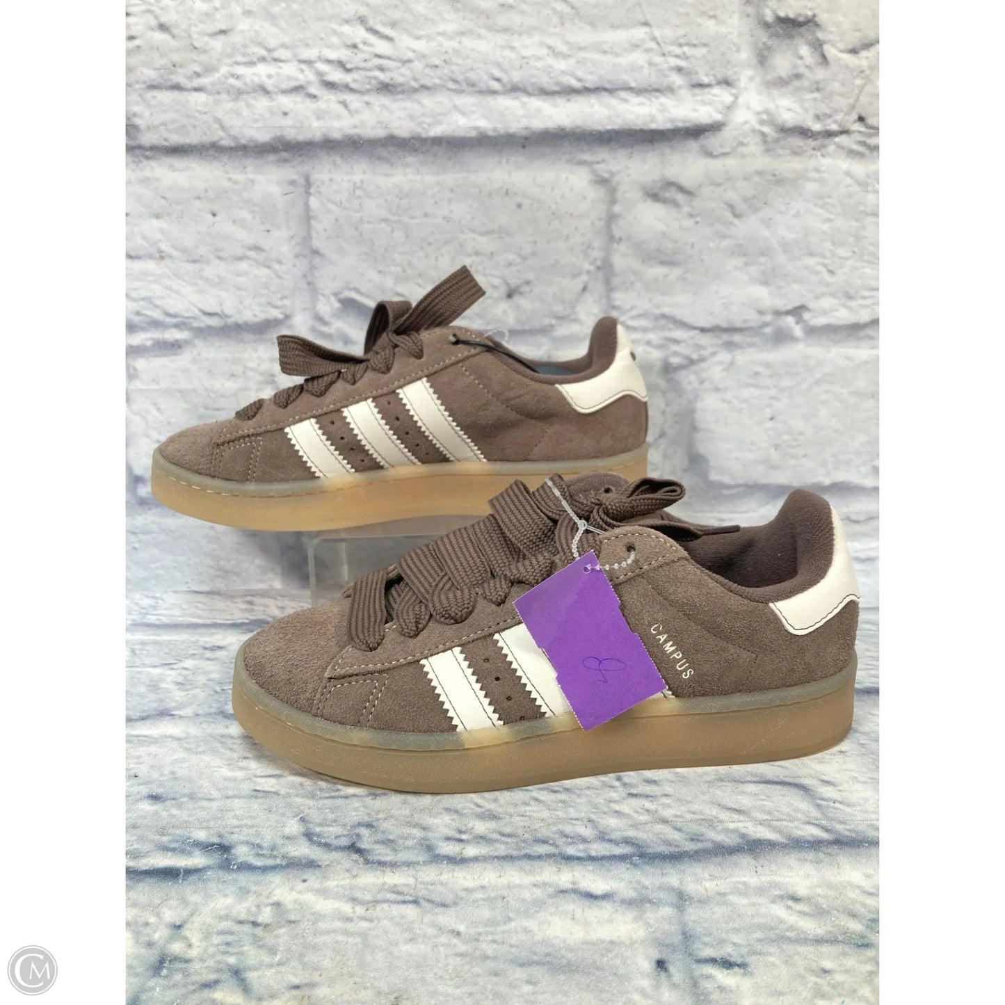 Shoes Sneakers By Adidas In Brown & Cream, Size: 8