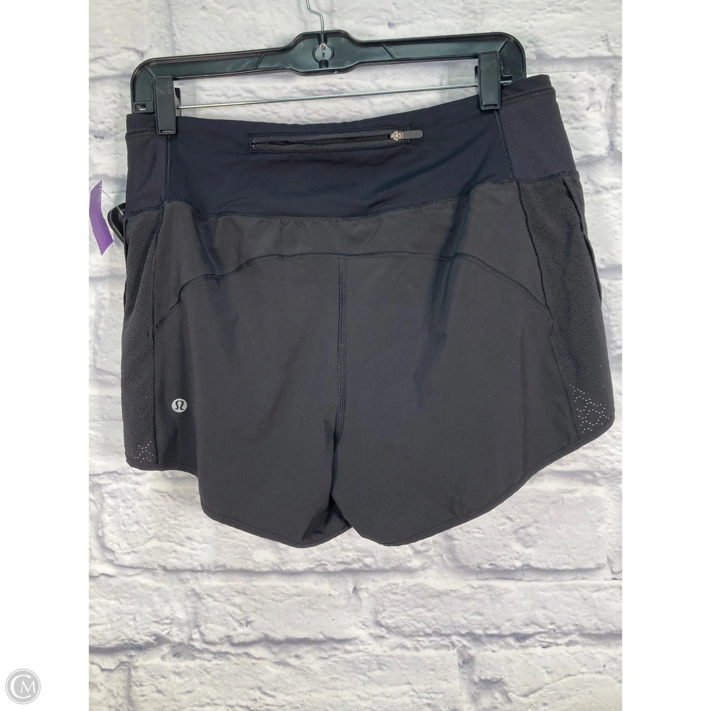 Athletic Shorts By Lululemon In Black, Size: 8