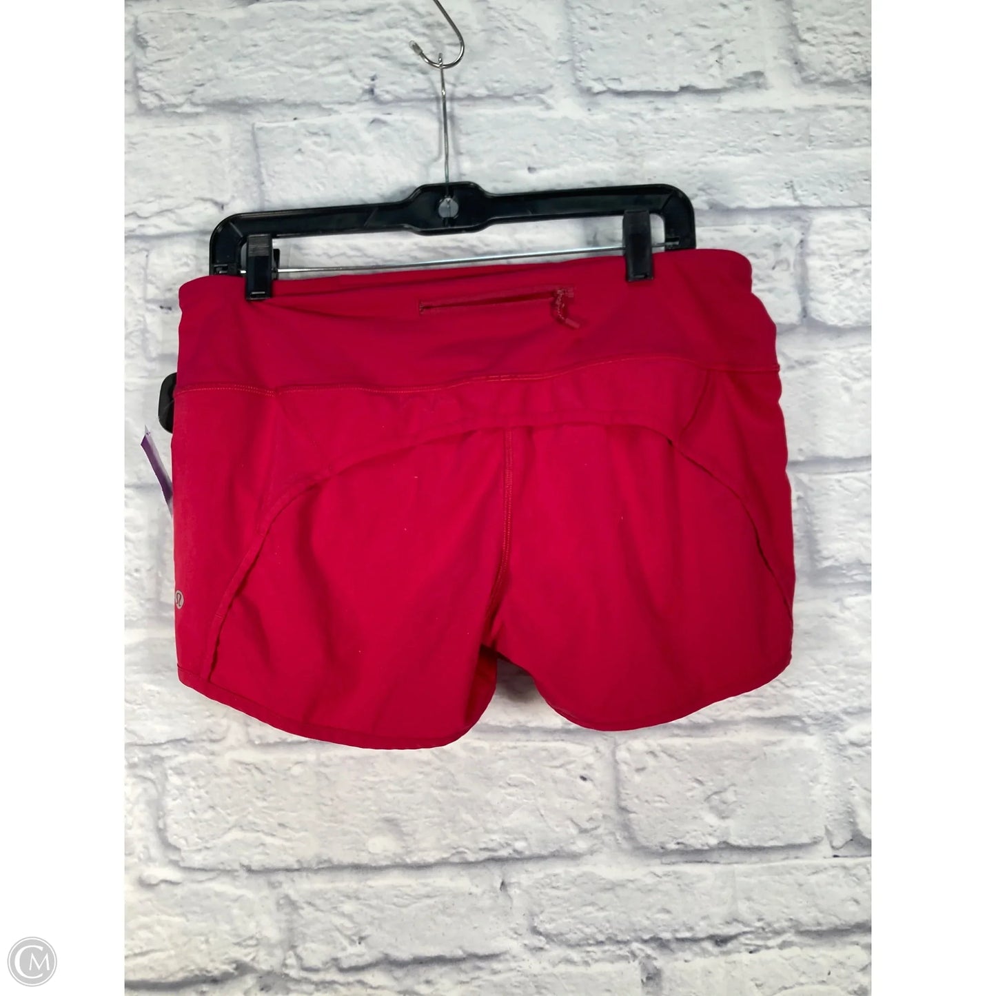 Athletic Shorts By Lululemon In Pink, Size: 8