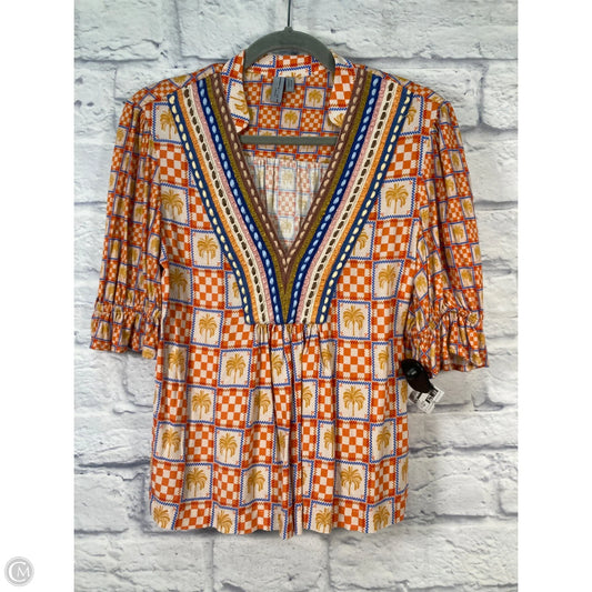 Top Short Sleeve By Bl-nk In Multi-colored, Size: Xsp