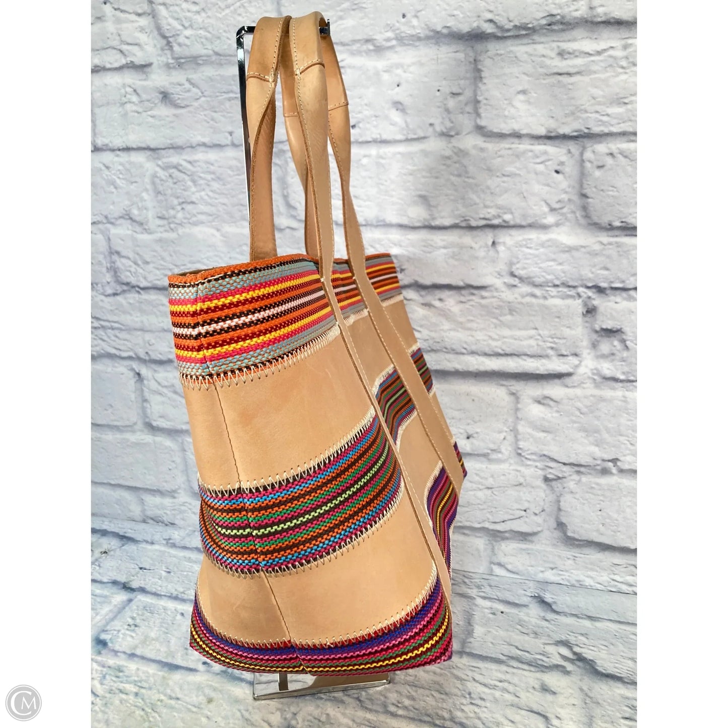 Tote Leather By Consuela, Size: Large