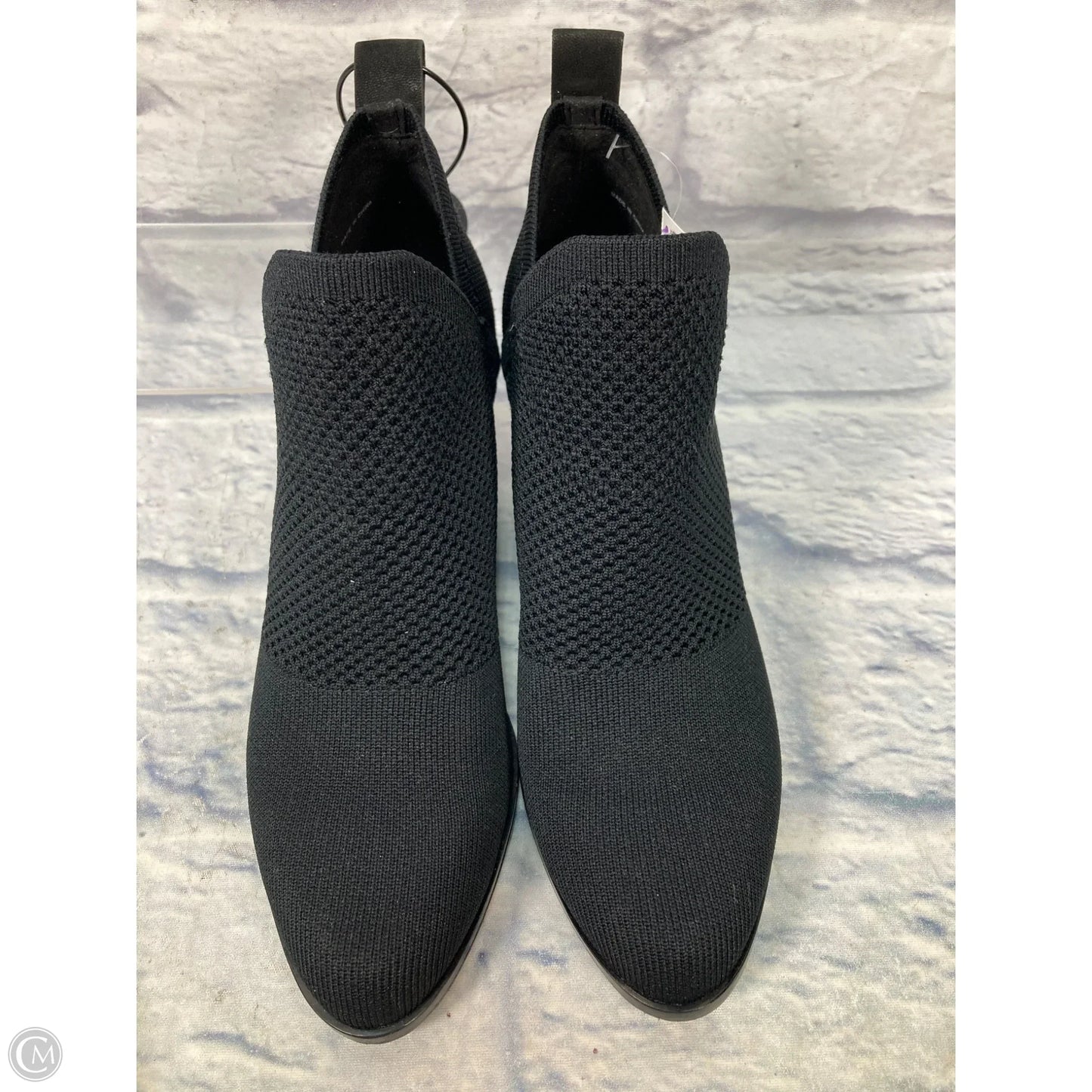 Boots Ankle Heels By Eileen Fisher In Black, Size: 7.5