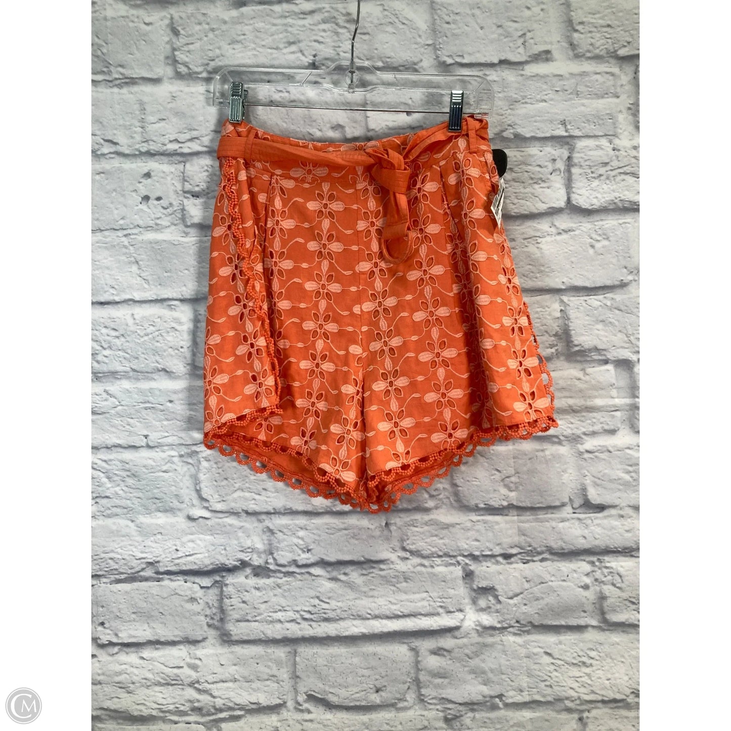 Athletic Shorts By Shore In Orange, Size: 8