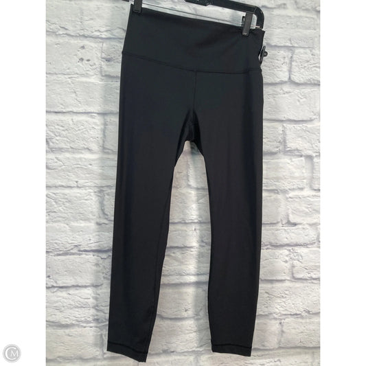 Athletic Leggings By Lululemon In Black, Size: 8