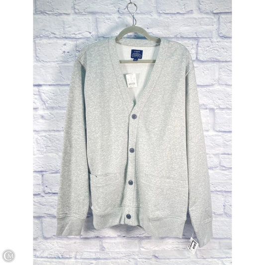 Sweater Cardigan By J. Crew In Grey, Size: L