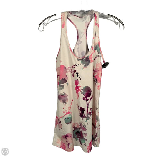 Athletic Tank Top By Lululemon In Floral Print, Size: Xs