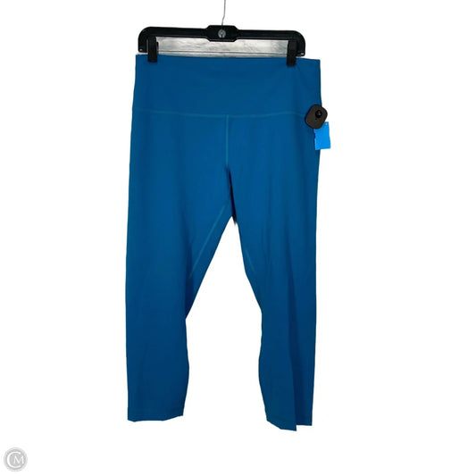 Athletic Capris By Lululemon In Blue, Size: L