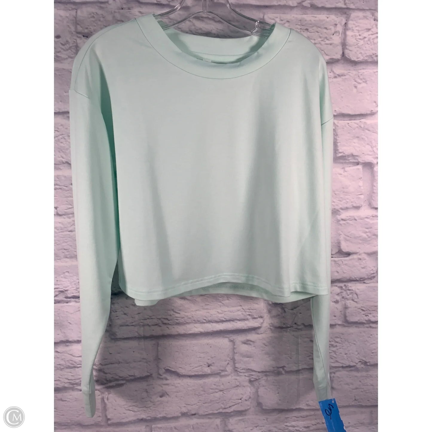 Athletic Top Long Sleeve Crewneck By Zella In Blue, Size: M