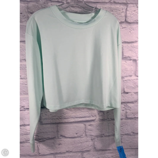 Athletic Top Long Sleeve Crewneck By Zella In Blue, Size: M