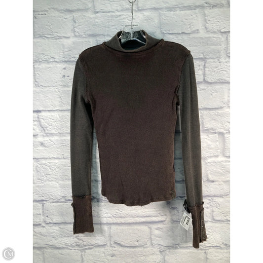 Top Long Sleeve By We The Free In Brown, Size: S