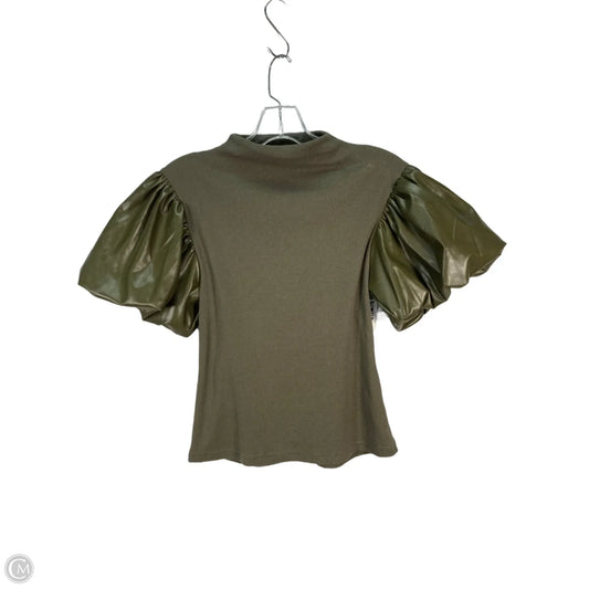 Top Short Sleeve By Entro In Green, Size: S
