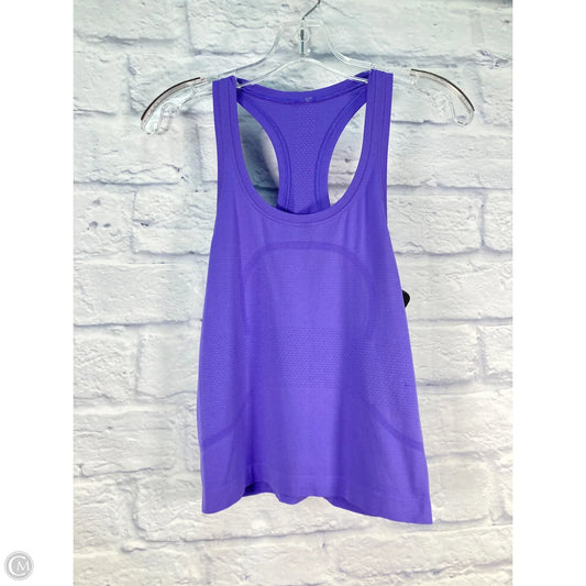 Athletic Tank Top By Lululemon In Purple, Size: S