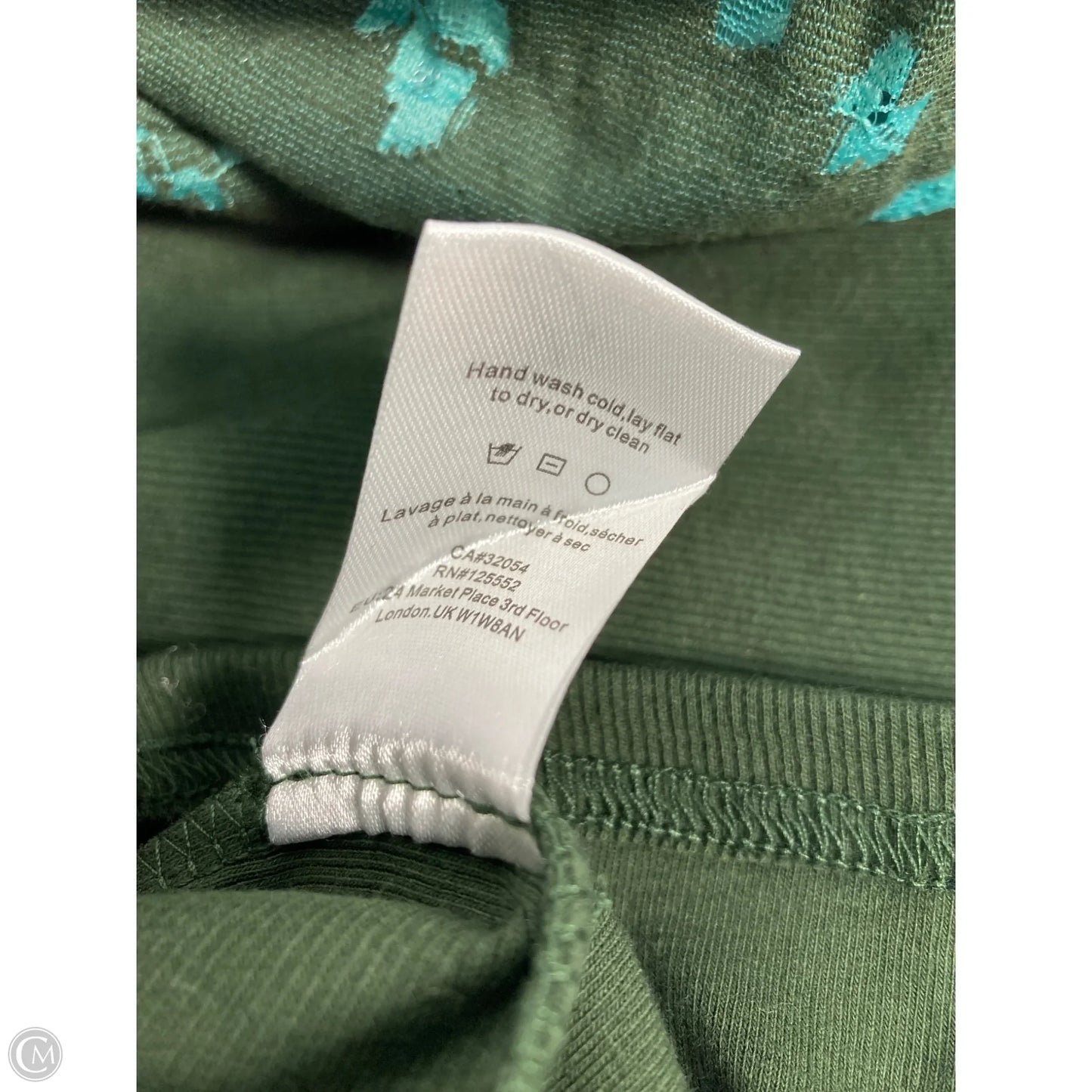 Top Short Sleeve By Dolan Left Coast In Blue & Green, Size: M