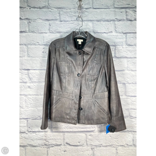 Jacket Other By Chicos In Grey, Size: M