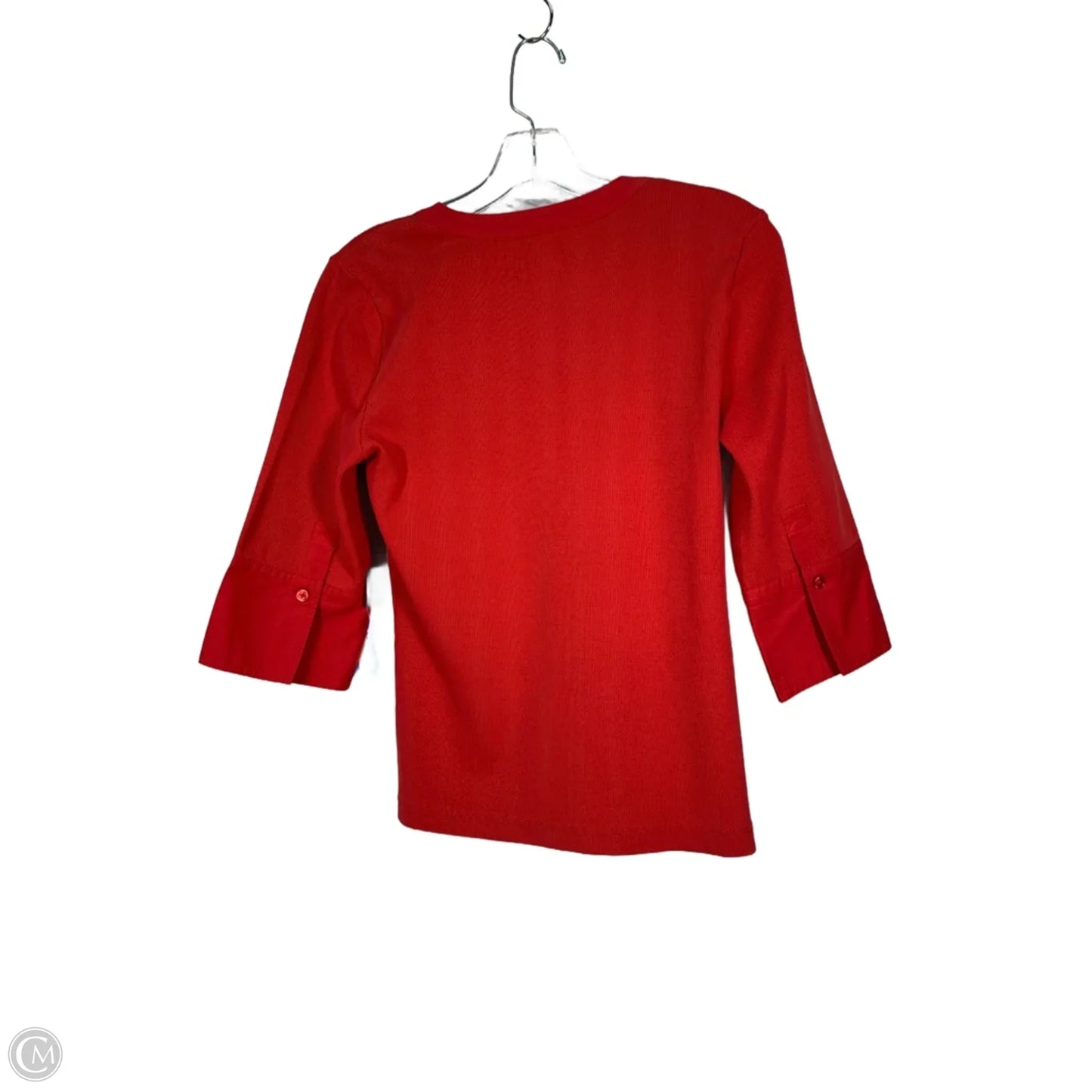 Top 3/4 Sleeve By Maeve In Red, Size: M