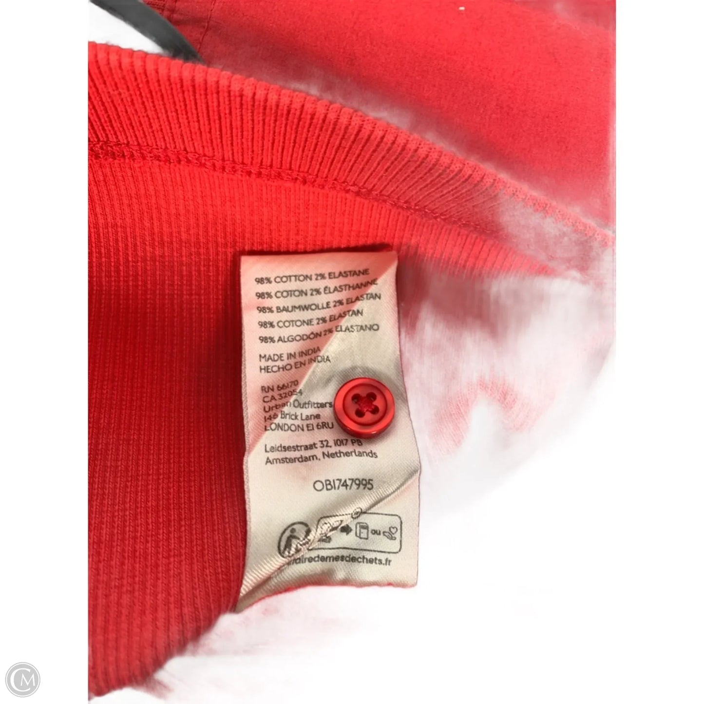 Top 3/4 Sleeve By Maeve In Red, Size: M