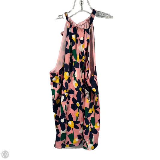 Top Sleeveless By Trina Turk In Blue & Pink, Size: M
