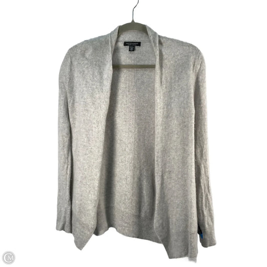 Sweater Cardigan Cashmere By Saks Fifth Avenue In Grey, Size: S