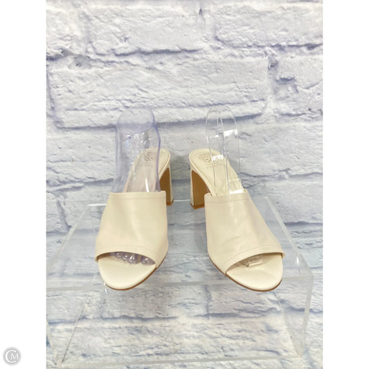 Shoes Heels Block By Vince Camuto In Cream, Size: 8