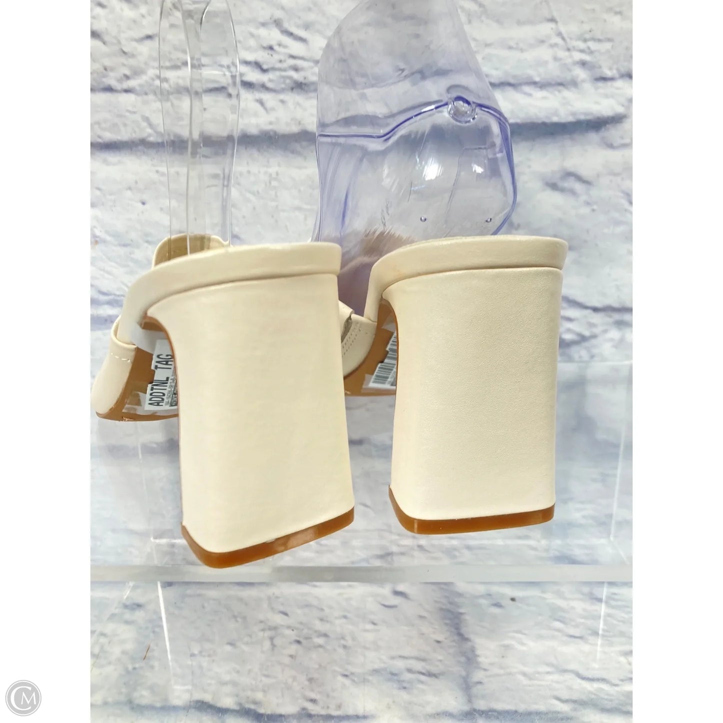 Shoes Heels Block By Vince Camuto In Cream, Size: 8