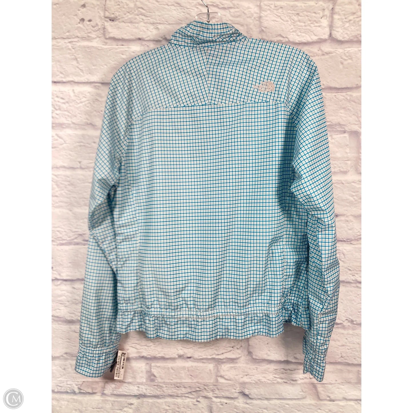 Athletic Jacket By The North Face In Checkered Pattern, Size: M