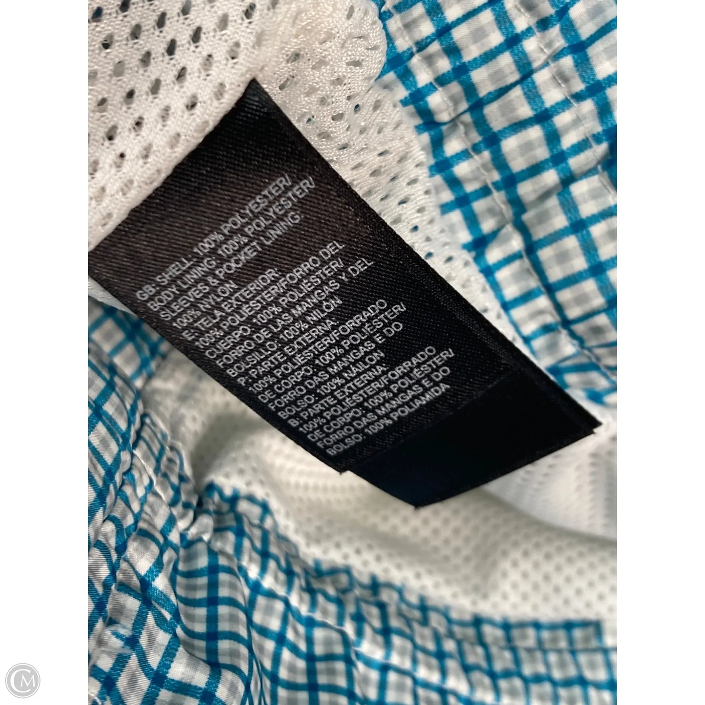 Athletic Jacket By The North Face In Checkered Pattern, Size: M