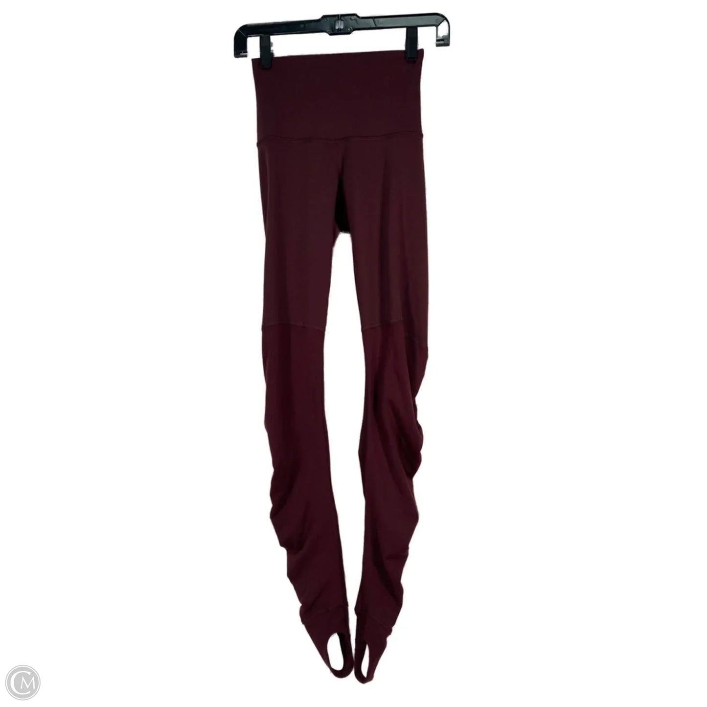 Athletic Leggings By Lululemon In Maroon, Size: Xs