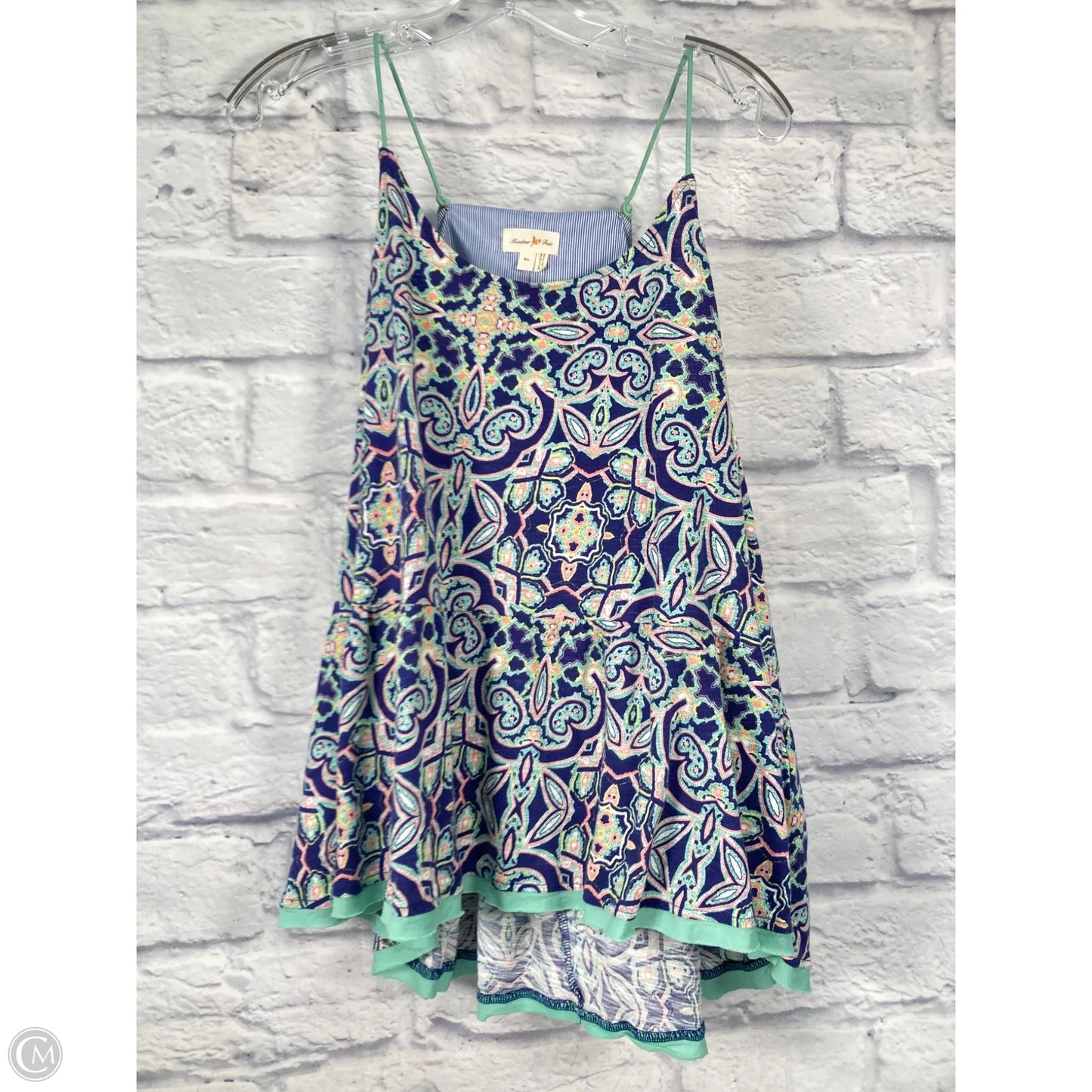 Top Sleeveless By Meadow Rue In Paisley Print, Size: Xl