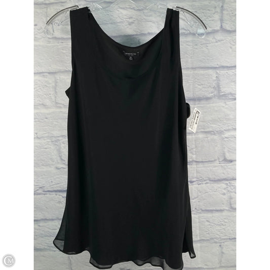 Top Sleeveless Designer By Lafayette 148 In Black, Size: M