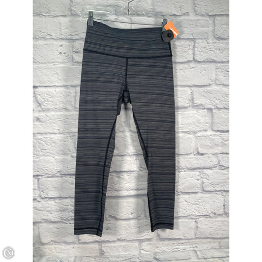 Athletic Leggings Capris By Lululemon In Grey, Size: M