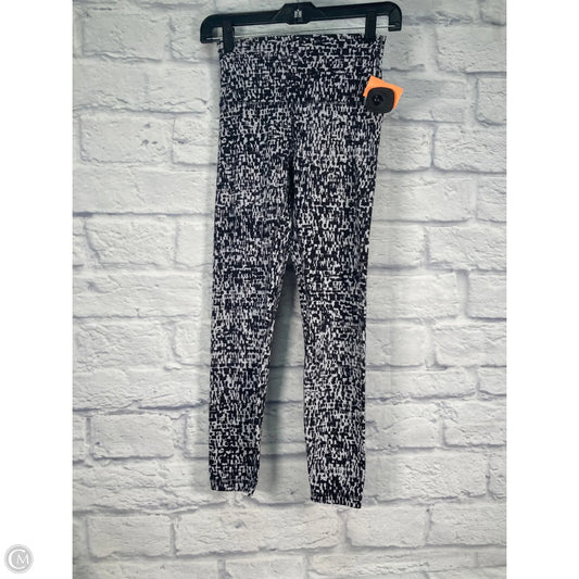 Athletic Leggings By Lululemon In Black & Grey, Size: 4