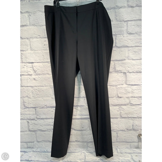 Pants Designer By Lafayette 148 In Black, Size: 18