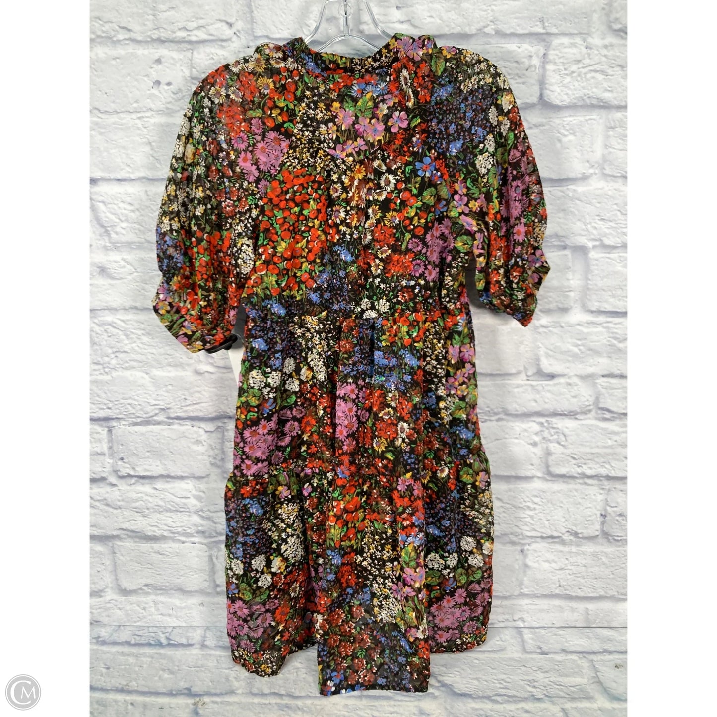 Dress Casual Short By Maeve In Black & Orange, Size: Xsp