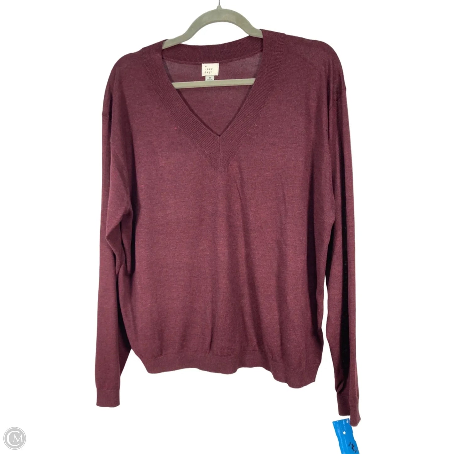 Sweater By A New Day In Maroon, Size: M