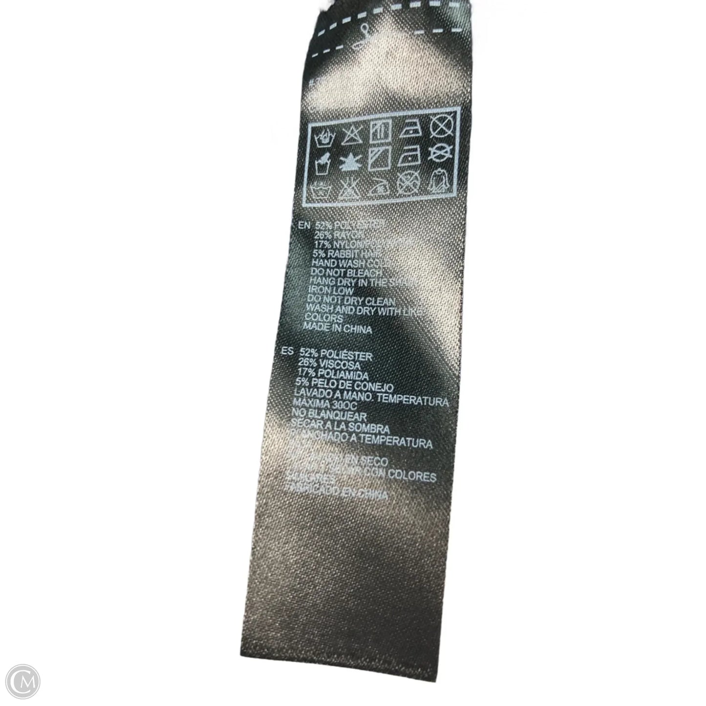 Sweater By Forever 21 In Black & Blue, Size: S