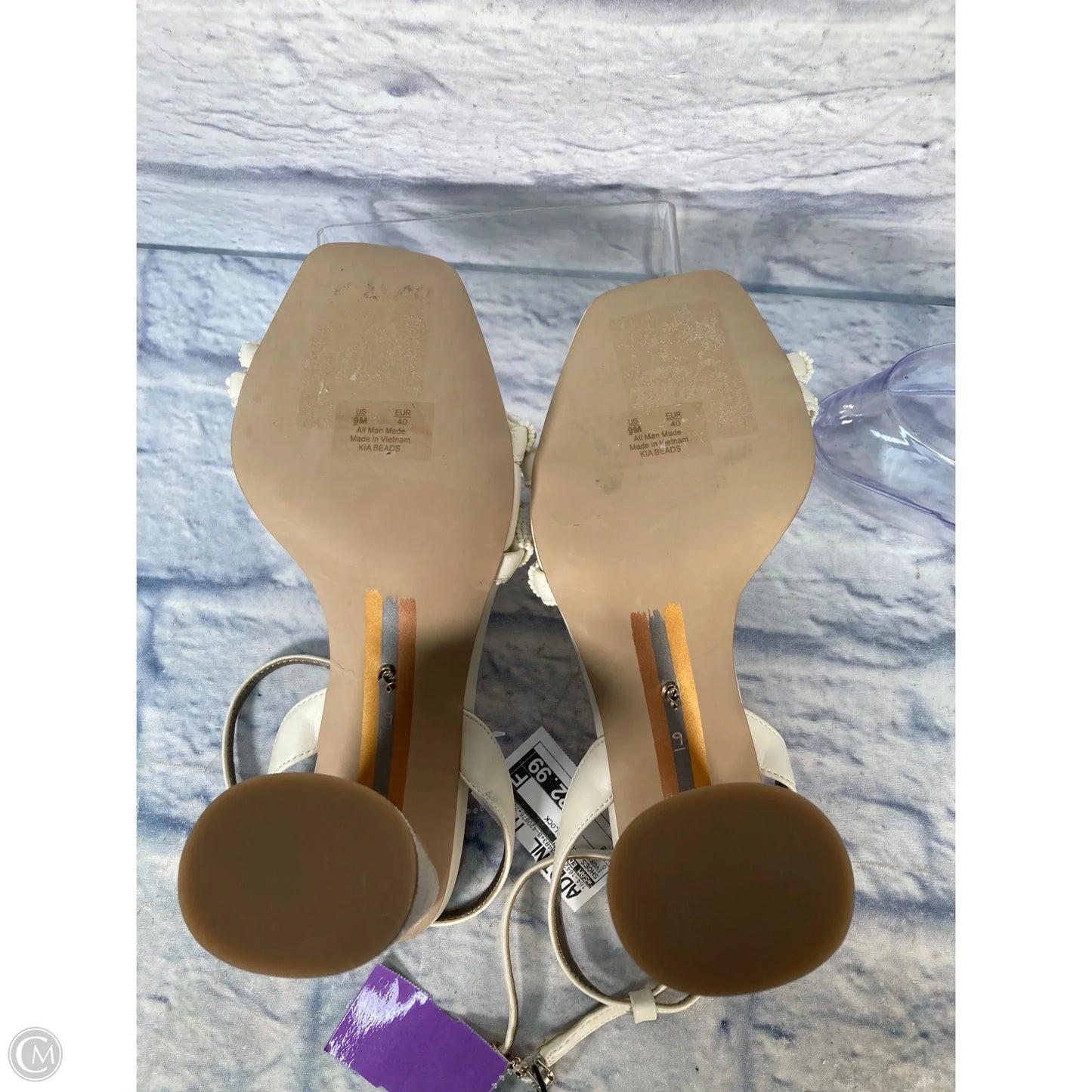 Shoes Heels Block By Sam Edelman In Ivory, Size: 9