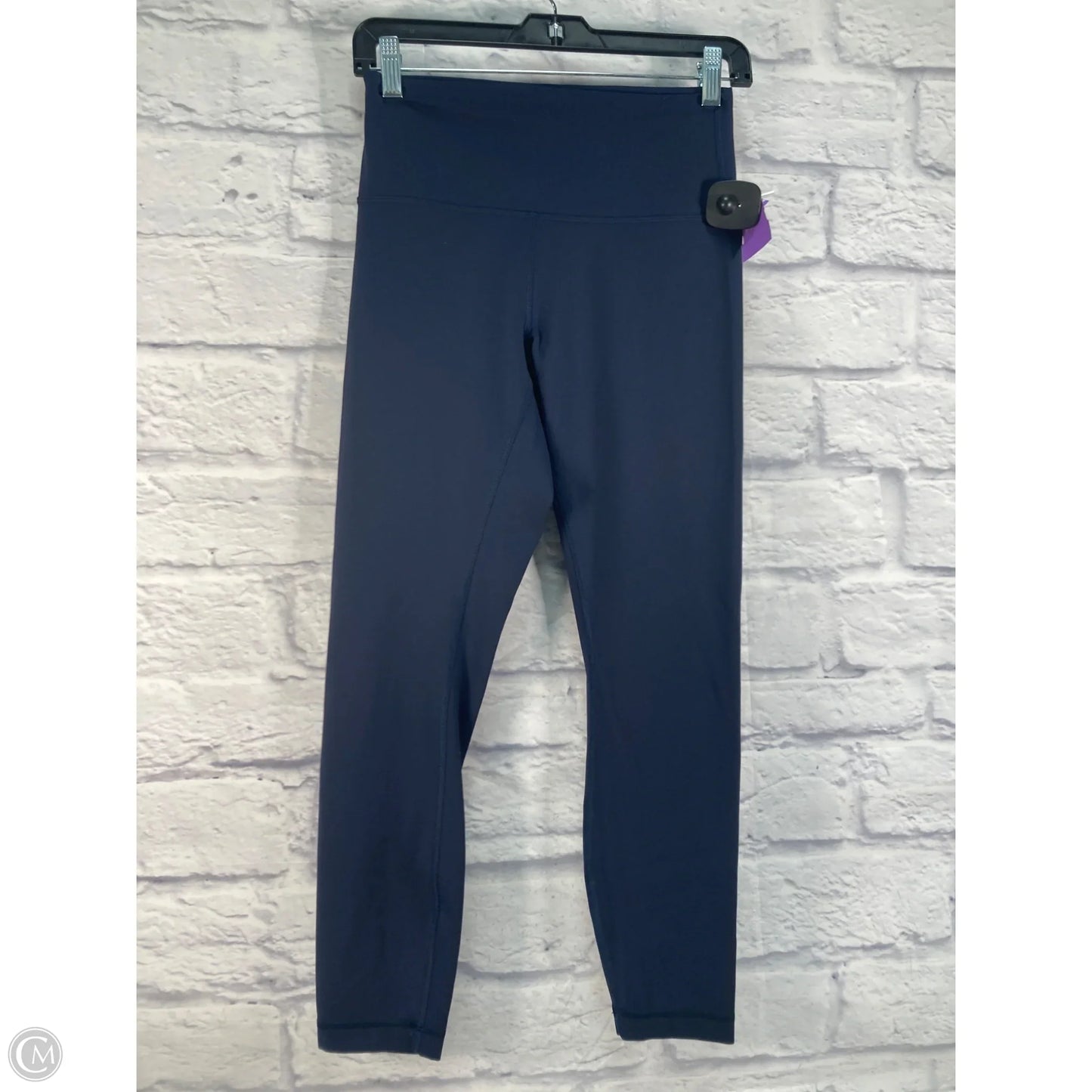 Athletic Leggings By Lululemon In Navy, Size: 8