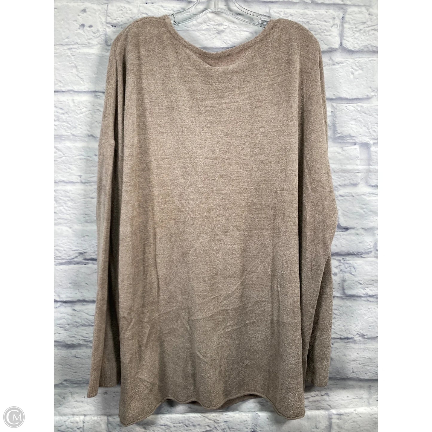 Sweater By Barefoot Dreams In Taupe, Size: 3x