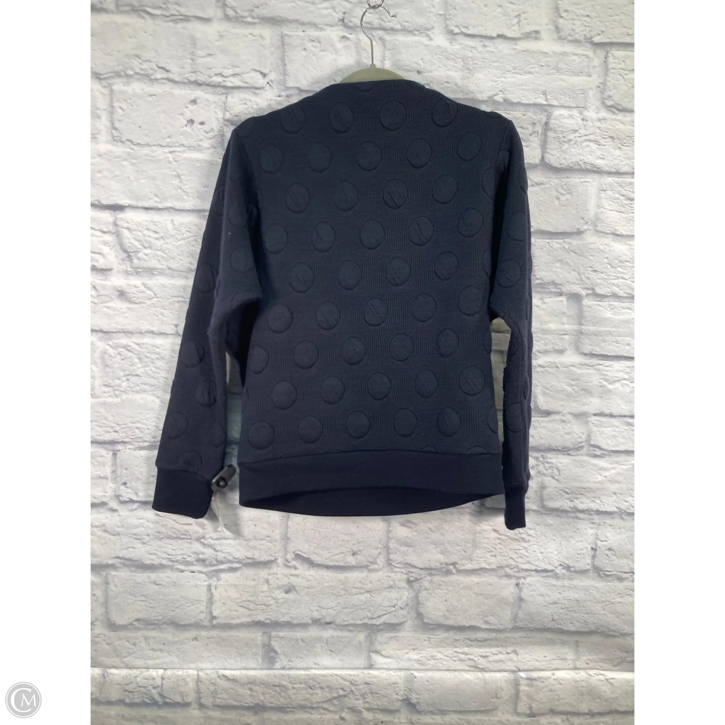 Sweatshirt Crewneck By Anthropologie In Navy, Size: S