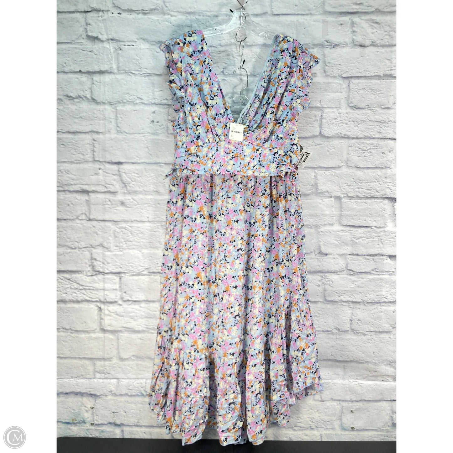 Skirt Set 2pc By Free People In Blue & Pink, Size: Xl