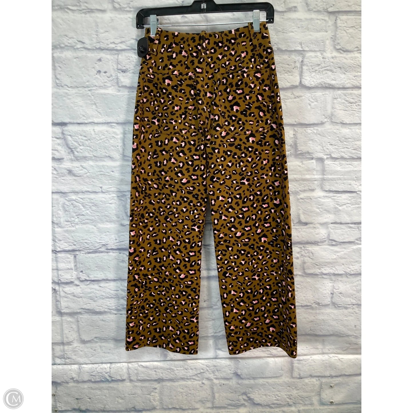 Pants Cropped By Maeve In Animal Print, Size: 2