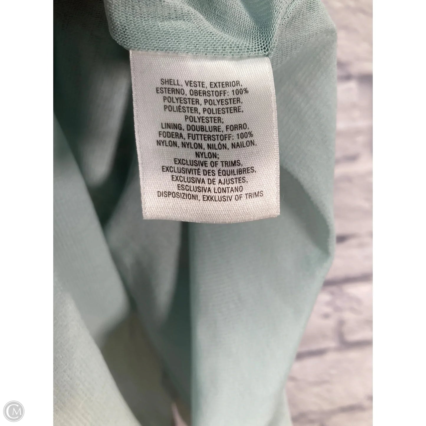Top Sleeveless By Deletta In Blue & Green, Size: S