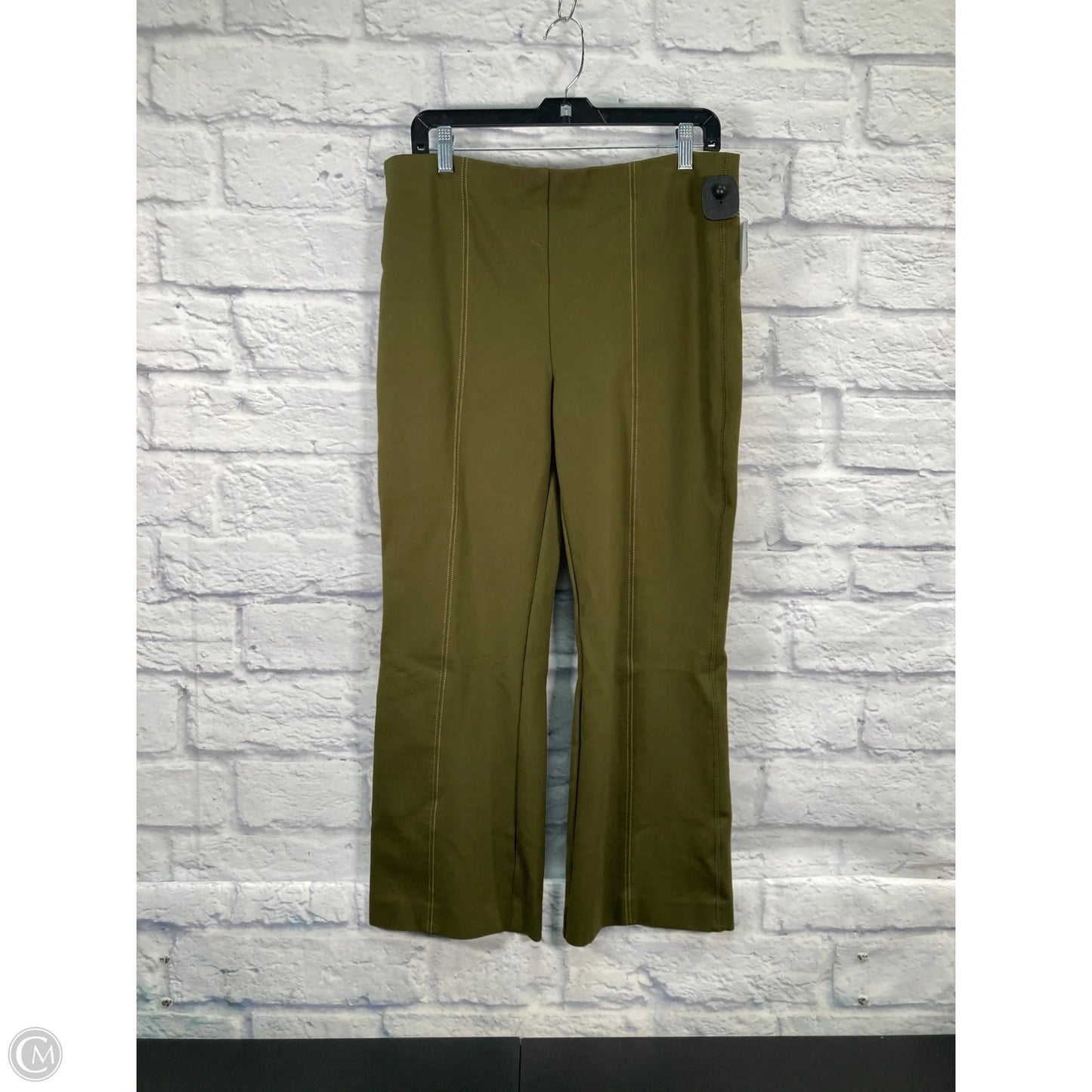 Pants Wide Leg By Anthropologie In Green, Size: 8