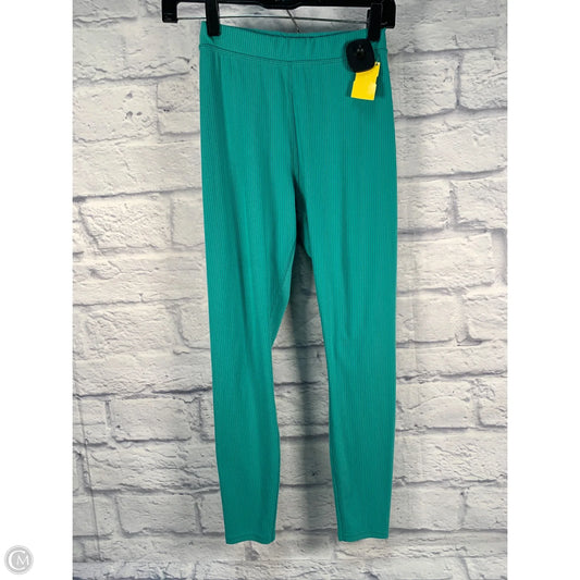 Athletic Leggings By Alo In Green, Size: Xs