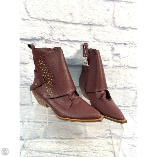 Boots Western By Bellini In Red, Size: 8